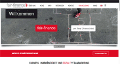 Desktop Screenshot of fair-finance.at